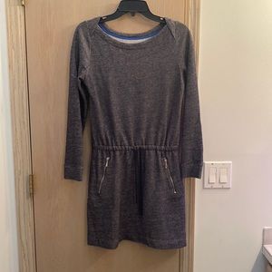 Grey sweater tunic dress